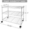 Simple Deluxe Shelves unit SIZE 23X13X20 Tier3 Chrome Plating HKSHLF23132003C - alternate 4